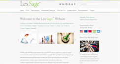 Desktop Screenshot of lexsage.com